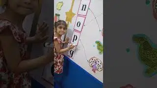 Match the small letters with picture🌠#foryou #phonicsactivities #preschoollearning