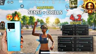 IQOO NEO 7 BGMI (4.2 UPDATE )NEW BEST SENSITIVITY + TRAINING DRILLS 🔥☠️ IQOO NEO 10 120 FPS TEST