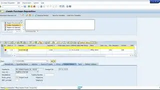 How to create Purchase Requisition (PR) for an Asset like Computer, Printer, Etc.