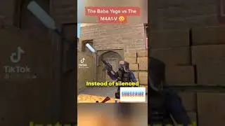 the baba yaga vs the m4a1-v#shorts #meme #csgo