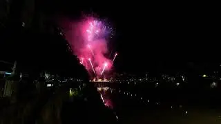 Complete fireworks display following the Entierro de la Sardina, Murcia, 2025