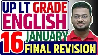 MARATHON | UP LT Grade English Literature A To Z Revision  | Literature Lovers