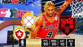 This BROKEN Dennis Rodman Build Scored 51 Points in NBA 2K25