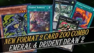 Yu-Gi-Oh! Новое комбо Zodiac &mdash; Drident & Daigusto Emeral 2 Card Combo с Fusion Substitute