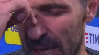 BUFFON in tears: interview after the match against Sweden [SUB ENG]