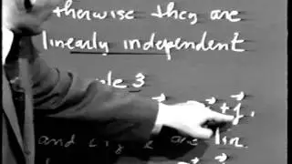 Part III: Linear Algebra, Lec 2: Spanning Vectors