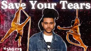 The Weeknd Save Your Tears Aerial Dance (Aerial Rope) #shorts