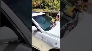 Car washer   Car Cleaning Brush Car Wash Foam Brush Automatic Rotary Long Handle Cleaning Mop Broom