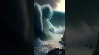 What people think Moses splitting the Red Sea looked like vs. What it really could&rsquo;ve looked like 🤯