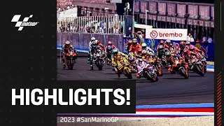 MotoGP™ Race Highlights 💪 | 2023 #SanMarinoGP 🇸🇲
