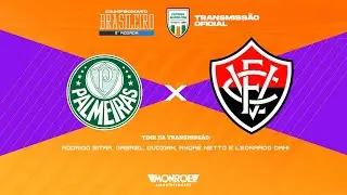 PALMEIRAS X VITÓRIA - AO VIVO - BRASILEIRÃO - Narração: Rodrigo Bitar - Futebol Globo CBN