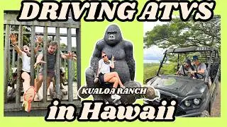 DRIVING ATVS IN HAWAII | Kualoa Ranch Vlog
