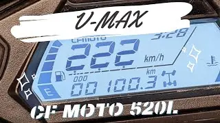 [16] CF MOTO 520 Long prędkość maksymalna i przyspieszenie - sprawdzam V-max z zablokowanym quad'em