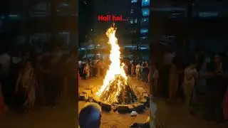 Holikadahan  at my society. #holikadahan