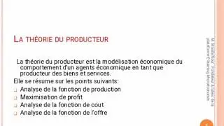 Révision micro économie Vidéo 3