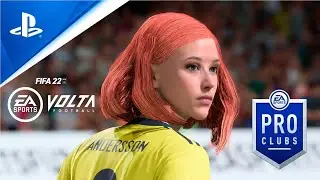 FIFA 22 PRO CLUBS FEMALE PLAYER CREATION  SWEDISH GIRL