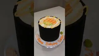 Торт &laquo;Суши-ролл&raquo; для @cake4kids 🍣✨🧡🍰 #торт #шорты #украшениеторта