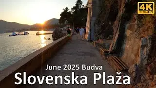 Slovenska Beach🏖️Budva🌴Montenegro🇲🇪2025📷4K60