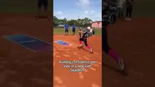 Building confidence one slide at a time with SlideMVP #baseball #softball #sliding #baseballtips