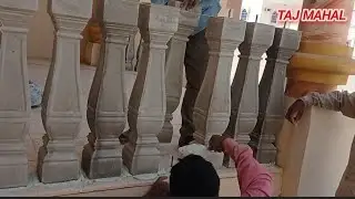 how to install PRE CAST Railing (BALUSTER) on the top of granite.