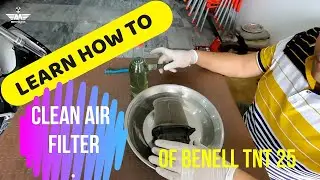 HOW TO CLEAN AIR FILTER ON BENELLI TNT 25 LAHORE PAKISTAN MARCH 2020