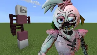 FNAF Security Breach Addon in Minecraft PE Bedrock