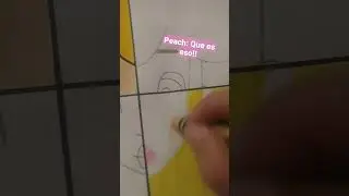 #Dibujo a la #PrincesaPeach con #crayolas SPOILER sale feo parte 2/4 |&bull;Sugar Juegos&bull;