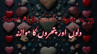 Comparison of Hearts and Rocks in Quran | Surah Al Baqarah | Ayat : 74-75