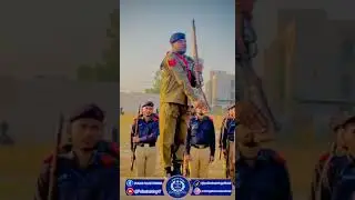 parade drill at PTS SARGODHA