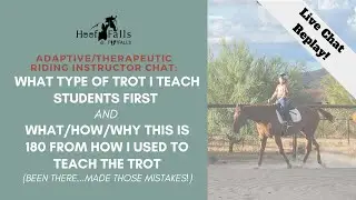 What type of trot I teach adaptive/therapeutic riding students first