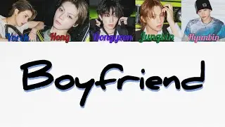 #pow POW (파우) 'Boyfriend'(color coded lyrics )