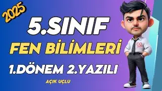 5. Sınıf Fen Bilimleri 1. Dönem 2. Yazılı Soruları ve Çözümü Yeni #yazılı 💯'lük Sorular @Ders Odası 5.Sınıf