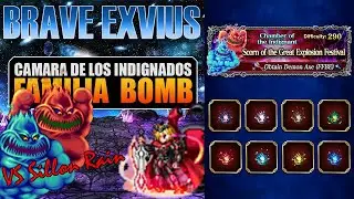 Familia Bomb VS King Rain - C&aacute;mara de los indignados | [FFBE] ⚔️ Final Fantasy Brave Exvius