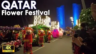 Flower Festival 2023 | QATAR | 4K UHD 60fps #qatar #2023 #flowers