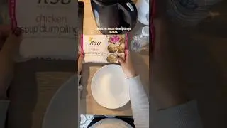 Dumplings 🥟 #easy #itsu #soupdumplings #readymade #chickendumpling #3minutesrecipe