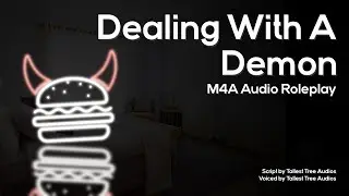 ASMR Roleplay | Dealing With A Hungry Demon [M4A] [Demon Boy x Listener] [Hamburgers] [Tsundere]