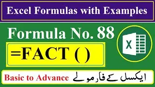 Excel Formula FACT Function