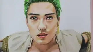 DRAWING ZORO LIVE ACTION ONE PIECE