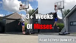 Super Close To DUNKING On 9' 10