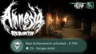 Amnesia Rebirth - Escape Artist Achievement Guide