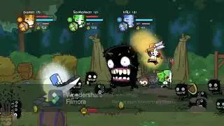 castle chashers mostro gigante e a famosa fase da agua