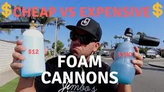 CHEAP VS EXPENSIVE FOAM CANNON -  $12 vs $100 WHICH IS BETTER?