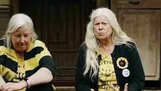 The Knitting Nannas fighting to protect climate and nature for future generations