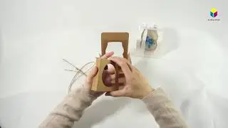 Muffin Cup Cake with paper insert and ribbon/ hemp rope gift box sets
