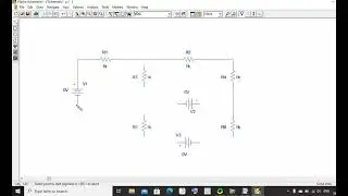 Mesh analysis Using Pspice.
