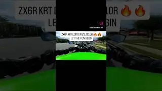 ZX6R KRT EDITION VS ZX10R 🔥 🔥