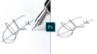 How to extract signature from image in photoshop