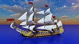 Minecraft ship - Le Soleil royal (+Download)