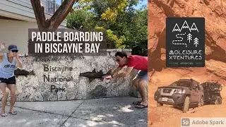 Paddle boarding in Biscayne Bay (Biscayne National Park, Florida)