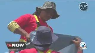 Roofing companies take extra precautions in extreme heat